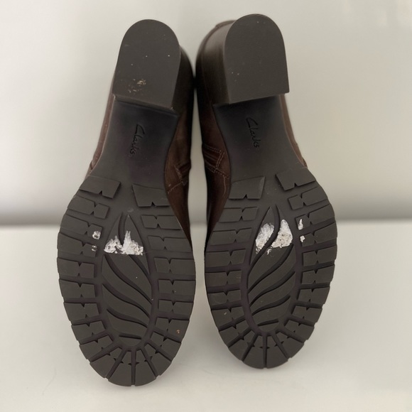 Clarks Verona Trish Taupe Leather Womens - Picture 7 of 8